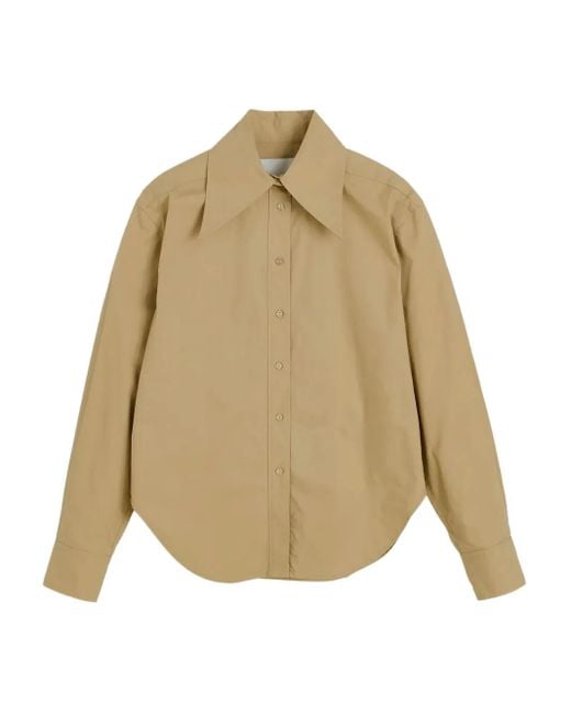 Herskind オーバーサイズカラーシャツ Natural