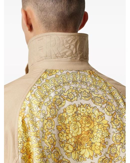 Abrigo Con Botones Versace de hombre de color Natural