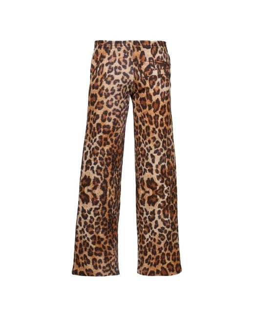 La Maskarade Natural Leopard-Print Track Pants for men