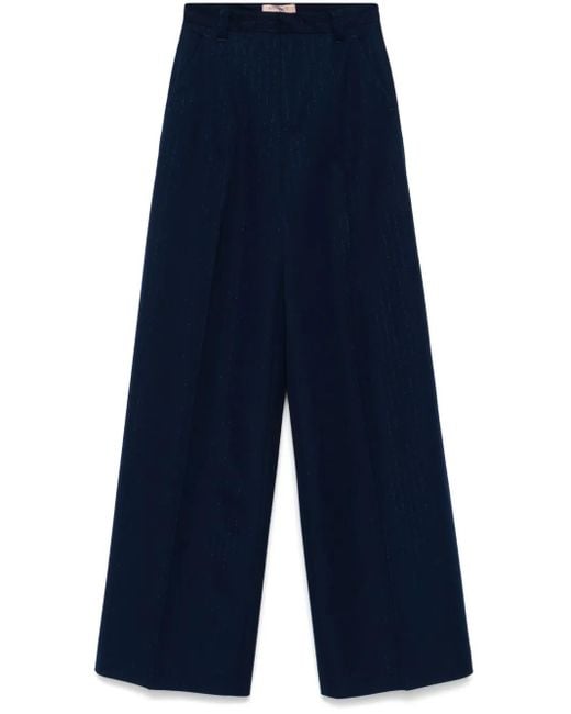 Twinset Blue Chic Trousers For