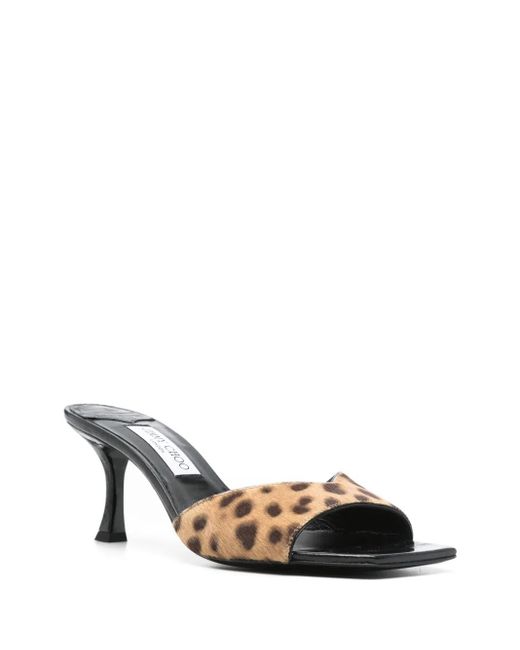 Jimmy Choo Metallic 70Mm Skye Mules