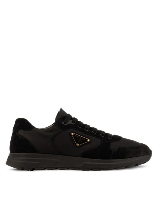 メンズ Prada Logo-plaque Sneakers Black