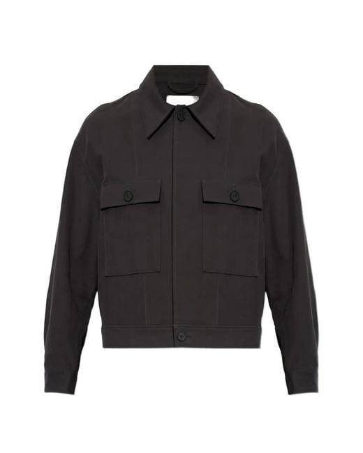 Studio Nicholson Black Drey Cotton Jacket for men