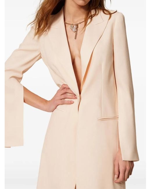Twinset Natural Envers Duster Coat