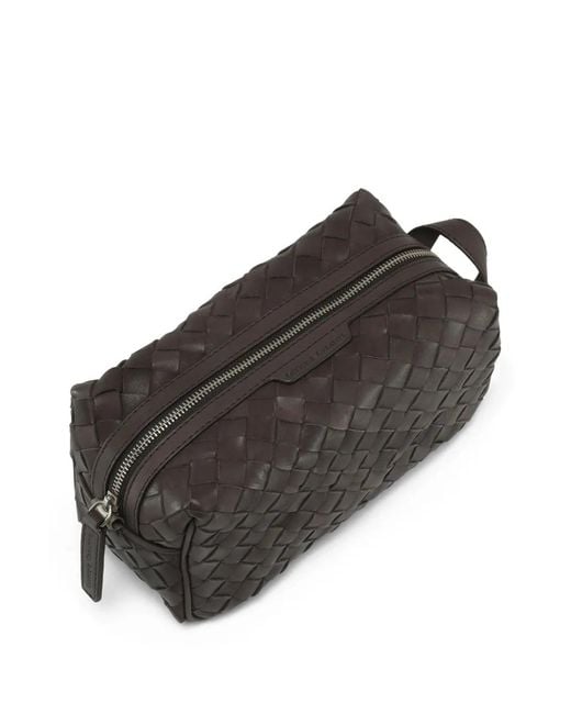 Officine Creative Gray Armor 014 Leather Pouch for men