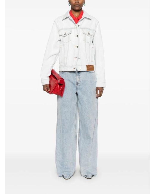 Bally White Denim Jacket