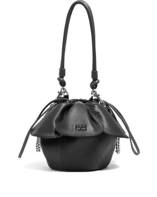 Bimba Y Lola Black Gerüschte Beuteltasche