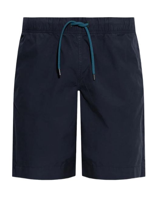Short À Patch Logo Paul Smith pour homme en coloris Blue