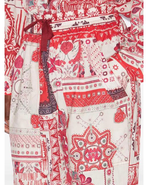 Isabel Marant Red Fedora Pants