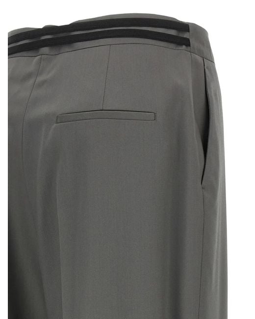 ARMARIUM Gray Pantalon Ample À Plis Avant