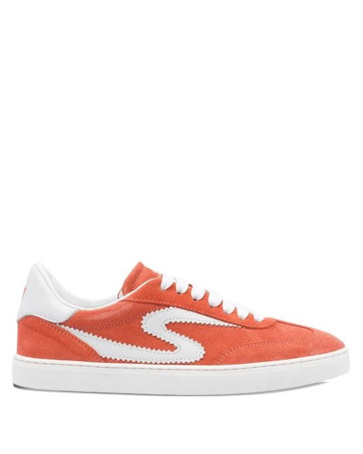 Stuart Weitzman Red Baskets En Cuir