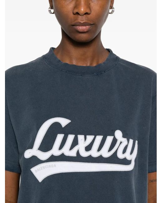 Balenciaga Blue Luxury T-Shirt