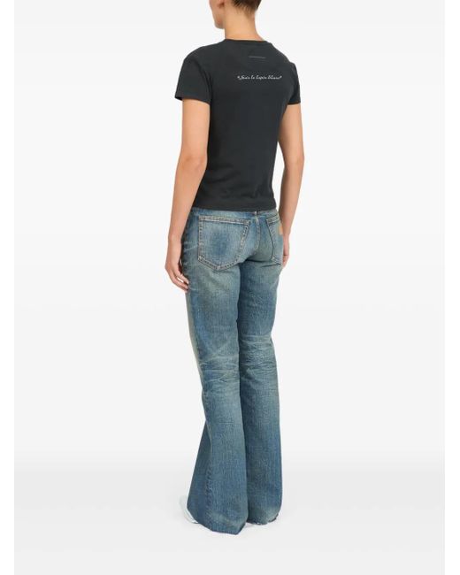 MM6 by Maison Margiela Black T Shirt