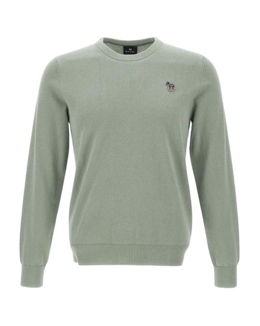 メンズ Paul Smith Zebra-appliqué Jumper Green
