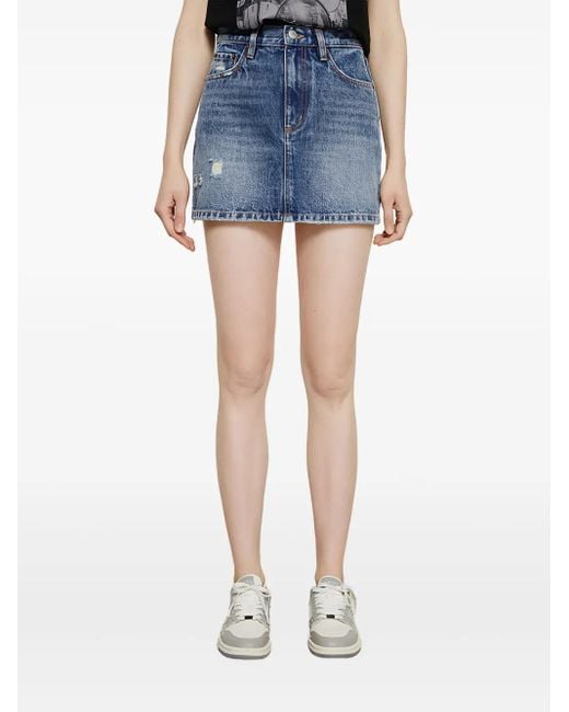 Hey Joanie Blue 80's Mini Skirt