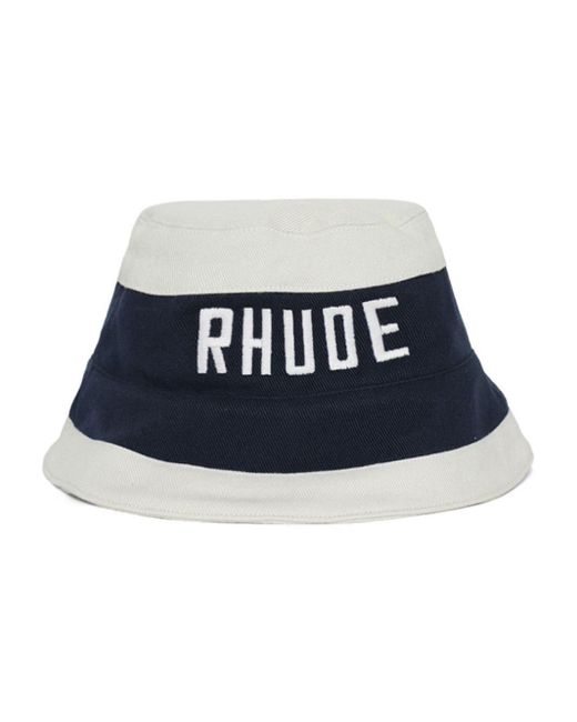 Rhude Blue East Hampton Bucket Hat for men