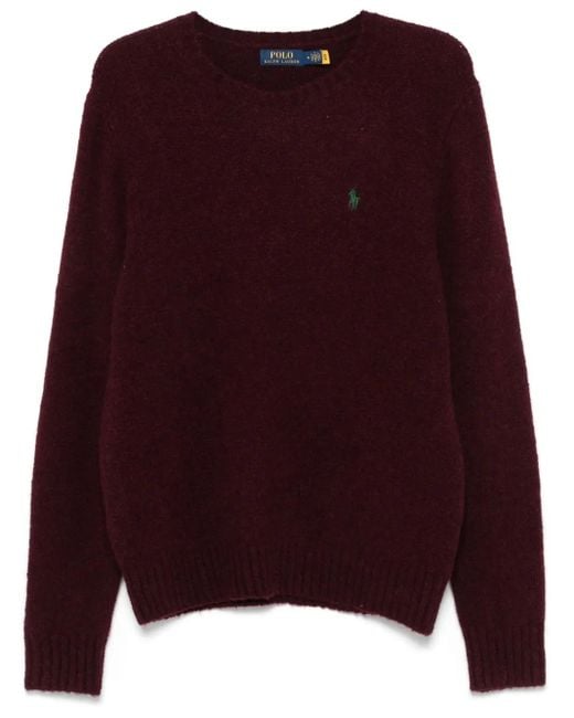 メンズ Polo Ralph Lauren ポロポニー セーター Purple