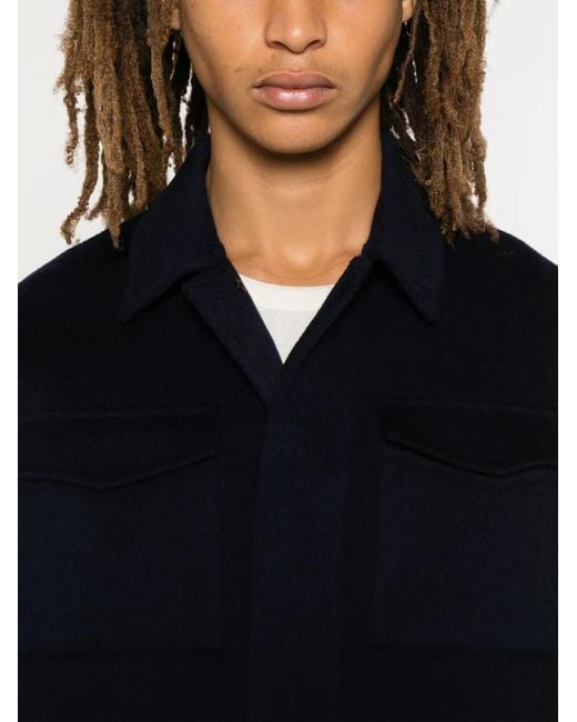 Bompard Blue Double-Sided Jacket for men