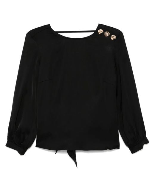 Ba&sh Jenny Blouse in het Black