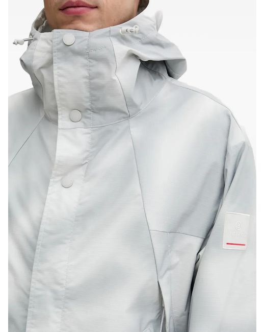 Bogner Fire + Ice Gray Lior Hooded Ripstop Jacket for men