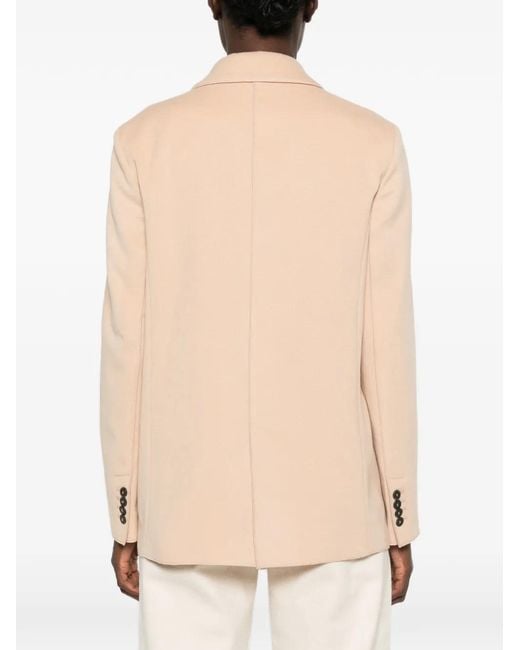 Forte_forte Natural Single-Breasted Peak-Lapels Blazer
