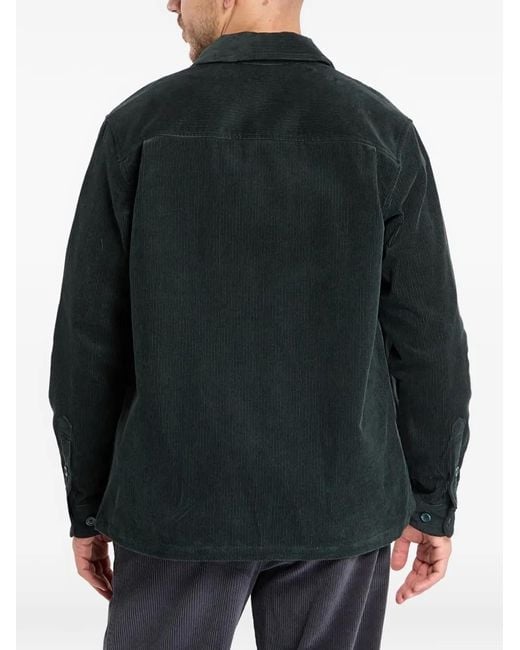 Samsøe & Samsøe Black Corduroy-Textured Jacket for men