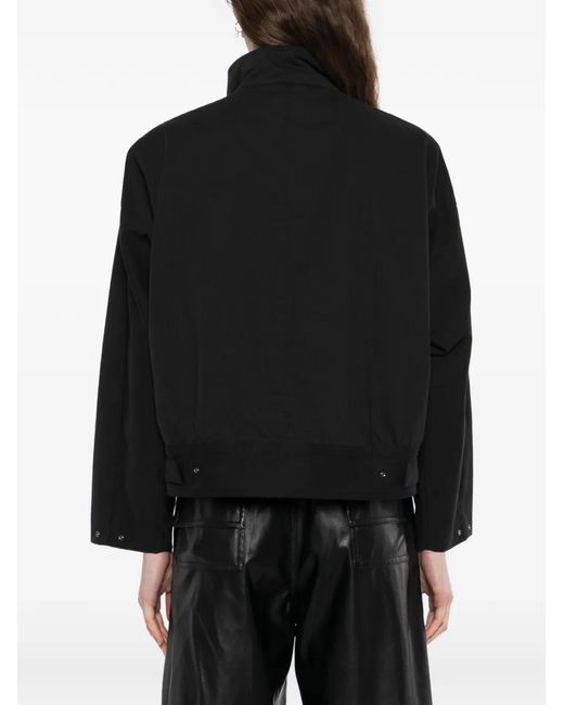 JNBY Black Cotton Cropped Jacket