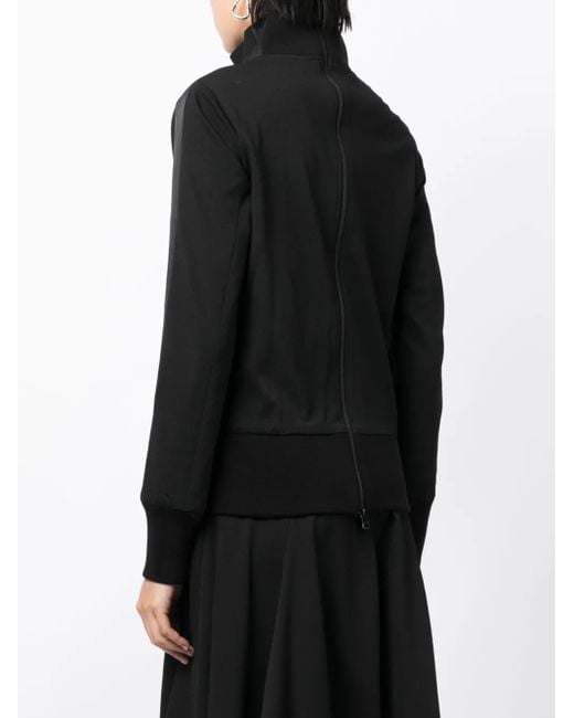 Yohji Yamamoto ジップアップ スウェットシャツ Black