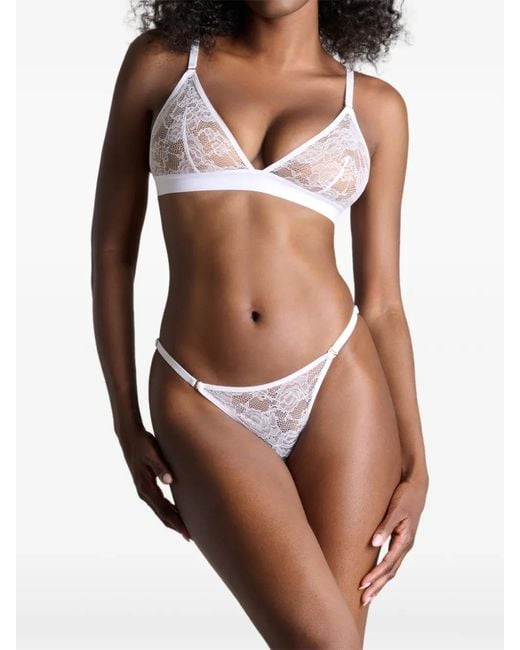 Maison Close White Flashback Bra