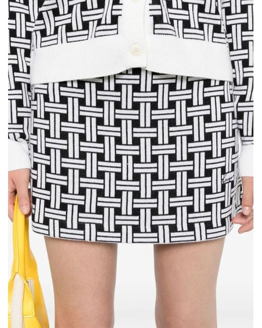 KENZO Midi-Rok Met Jacquard in het Black