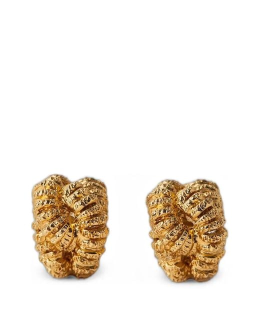 Paola Sighinolfi Metallic Talisman Knot Earrings