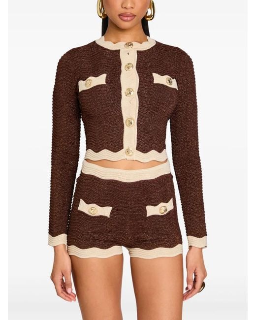 Chaqueta Dallys retroféte de color Brown