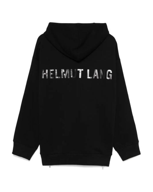 Helmut Lang Black Mega Hoodie