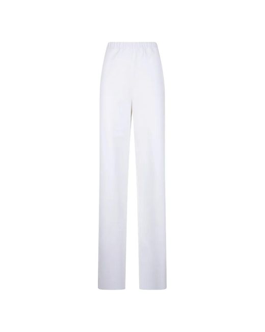 Pierantoniogaspari White Elasticated Trousers