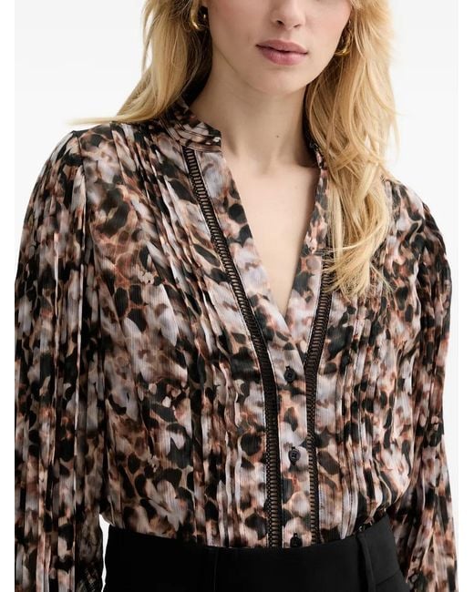 Guess Black Buttoned Blouse