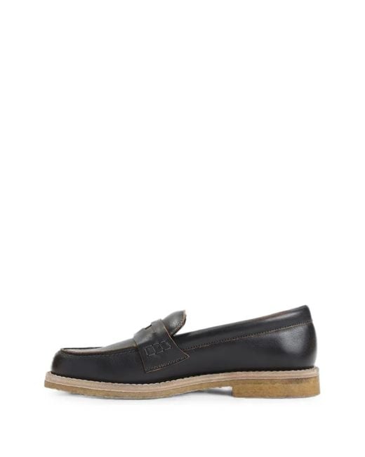 Golden Goose Deluxe Brand White Mocassins À Entaille Penny for men