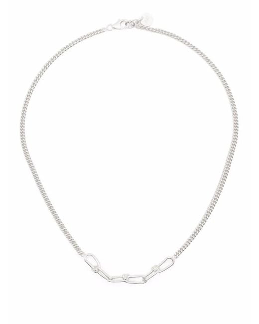 Annelise Michelson White Wire Boyfriend Chain Necklace