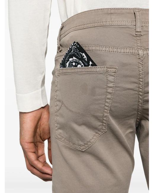 Jacob Cohen Natural Nick Slim-Fit Trousers for men