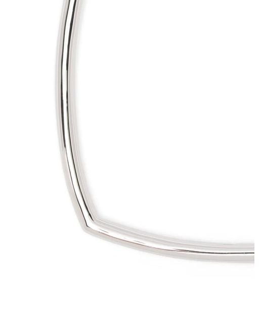 Tom Wood White Frame Bangle-Effect Bracelet