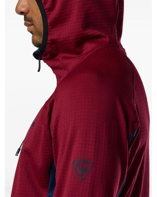 Rossignol Red Hoodie Blackside À Fermeture Zippée for men
