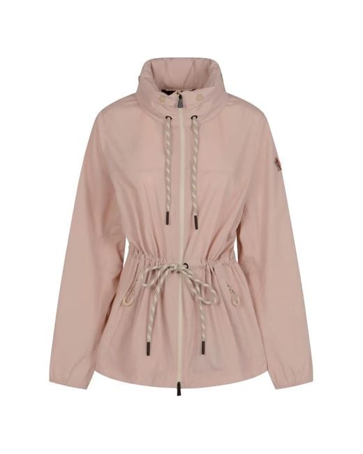 Moncler Pink Soulare Hooded Jacket