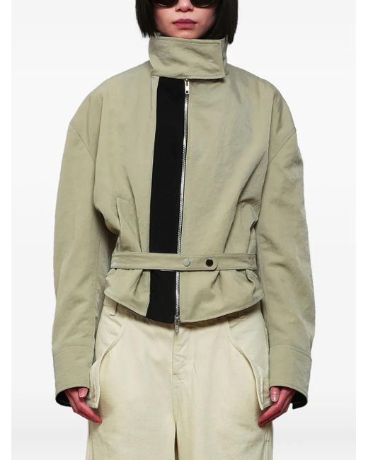 Christopher Esber Green Belted Panelled Jacket