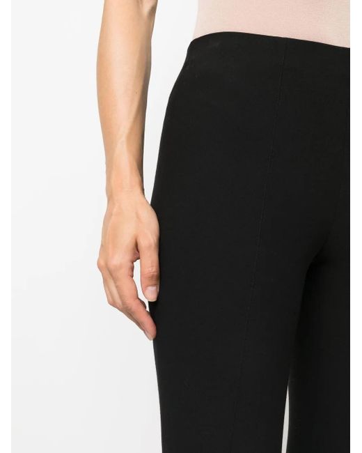 Vince Black Slim-Fit Pull-On Trousers