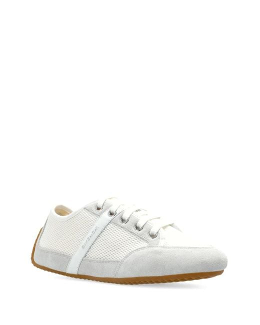 Givenchy White Slim Panelled Sneakers
