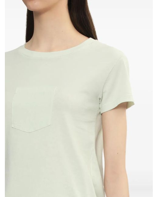 MM6 by Maison Margiela White Pocket-Detail T-Shirt