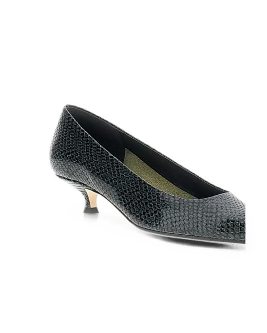 Aeyde Green Snake-Print Ultra-Pointed Pumps