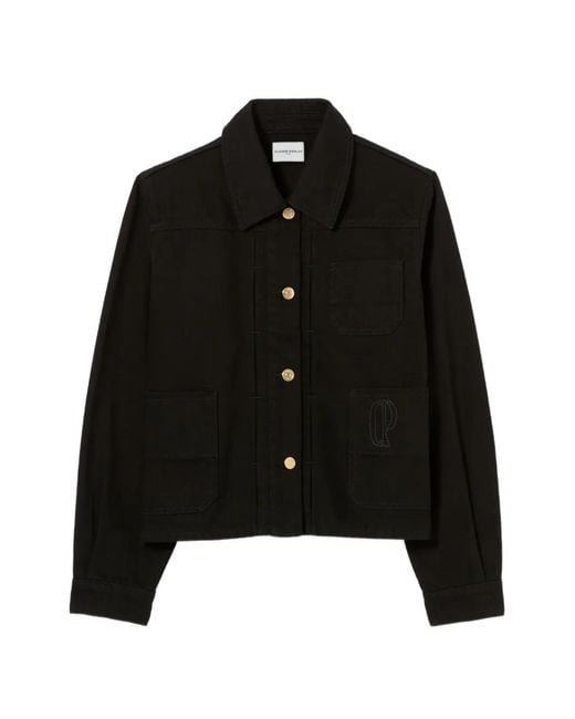 Claudie Pierlot Black Veste En Jean