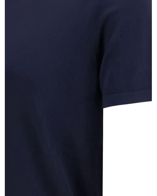 Brooksfield Blue Polo-Collar T-Shirt for men