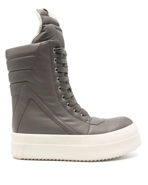 Rick Owens Gray Runway Mega Sneakers for men