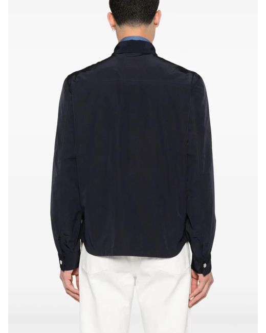 メンズ Brunello Cucinelli ロゴボタン ジャケット Blue